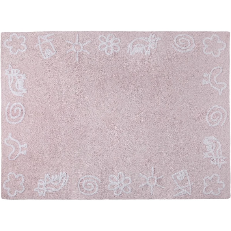 Lorena Canals Farm Rug – Pink (4′ x 5′ 3″)