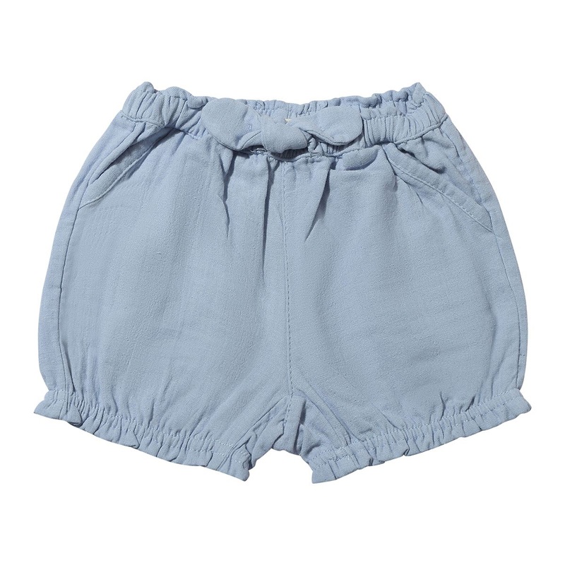 Lucy Shorts – Blue Chambray