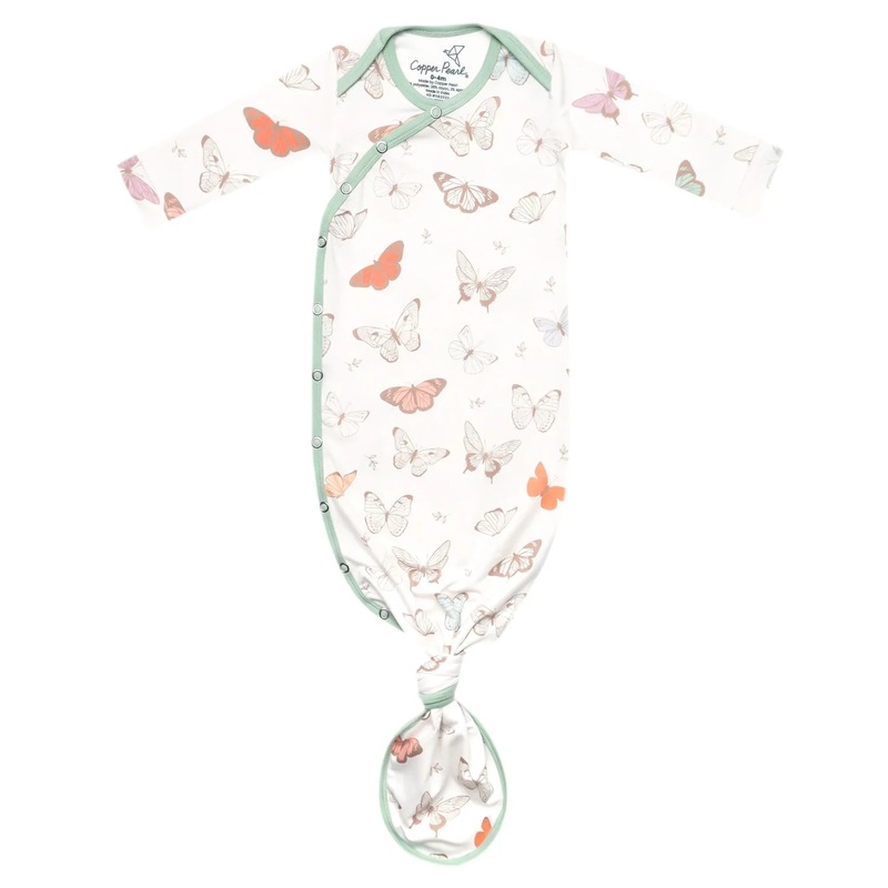 Newborn Knotted Gown – Luna