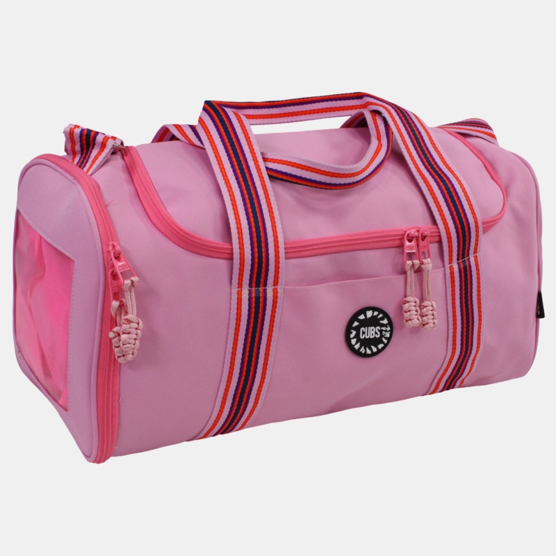 True Pink Large Duffel One Side Pocket
