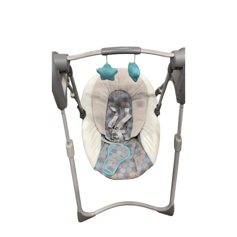 Graco Slim Spaces Compact Baby Swing, Grey