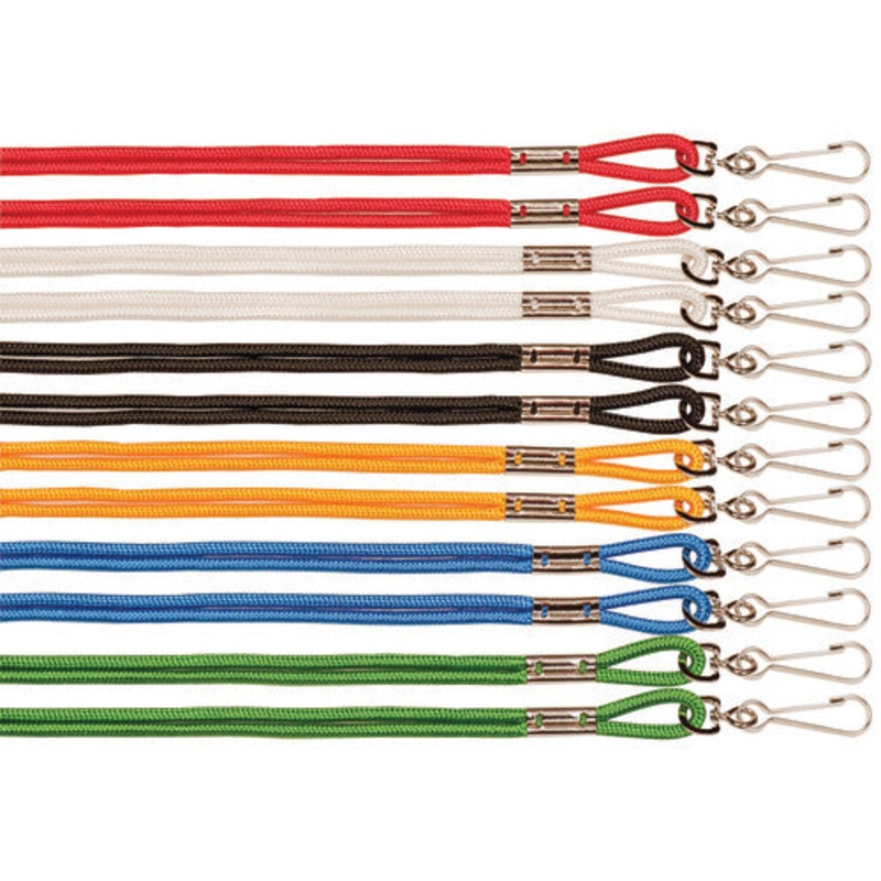 Lanyards, Assorted, Pack of 12