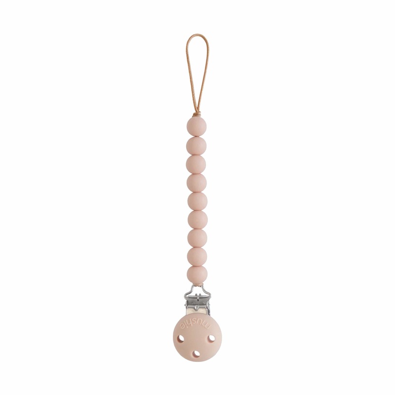 Mushie Silicone Pacifier Clip Hera
