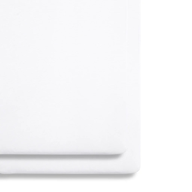 Snuz Twin Pack Sheets – Crib White