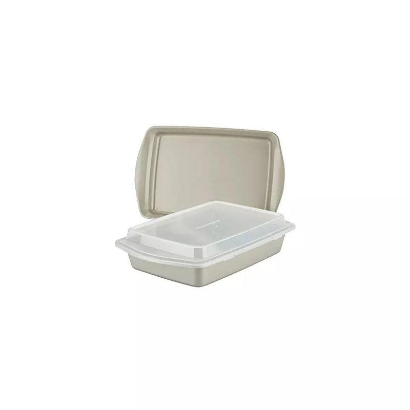 3 Piece Steel Nonstick Bakeware Set With Cover