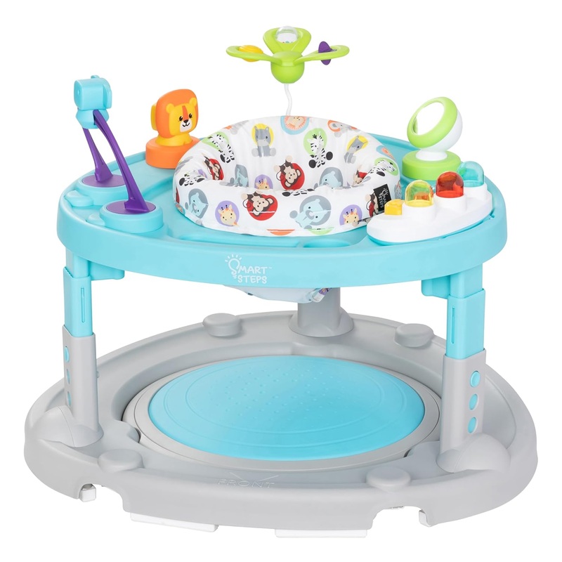 Baby Trend Smart Steps Bounce N Glide 3 In 1 Activity Center, Jungle Life