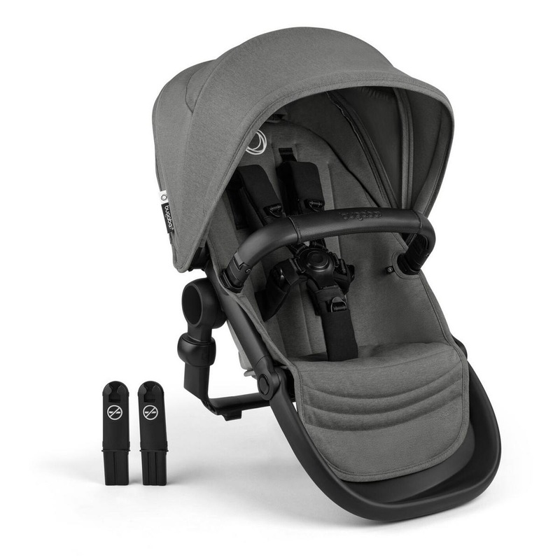 Bugaboo Kangaroo Sibling Seat – Black / Moon Grey / Moon Grey