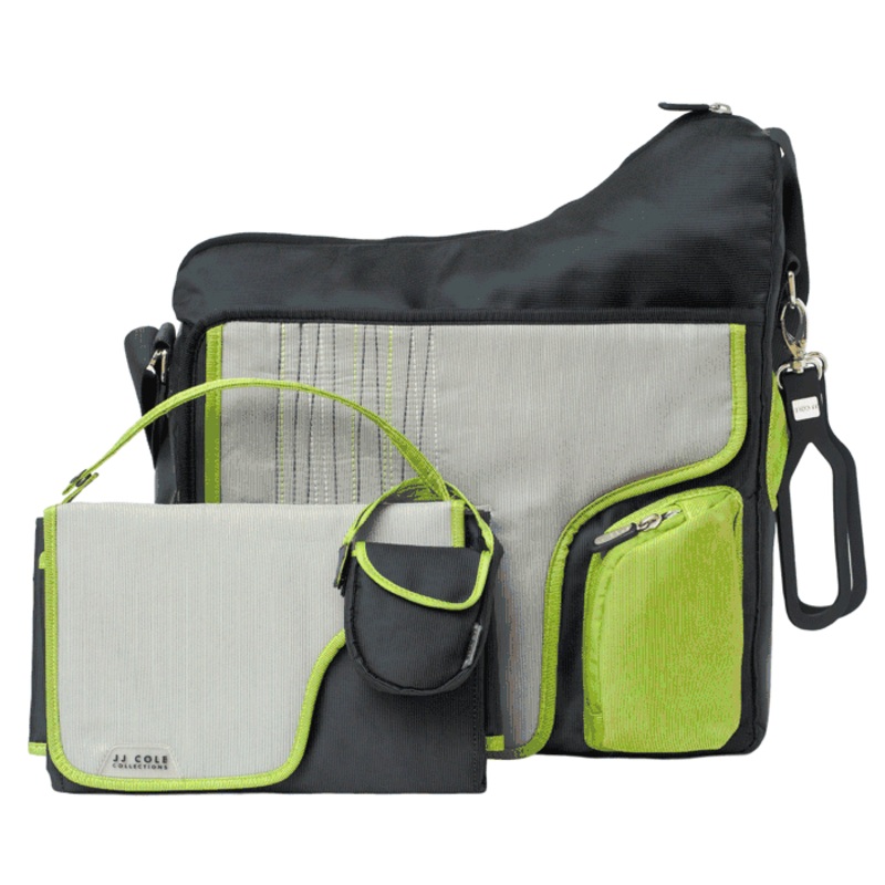 JJ Cole System 180 Bag – Green Stitch