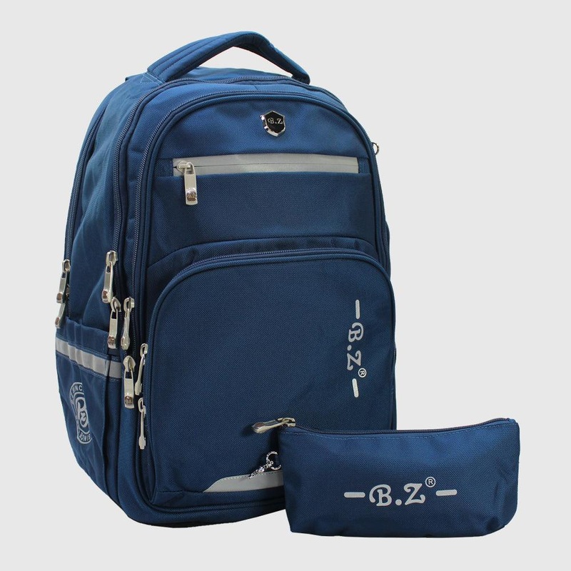 Navy 20 Inches Backpack + Pencil Case