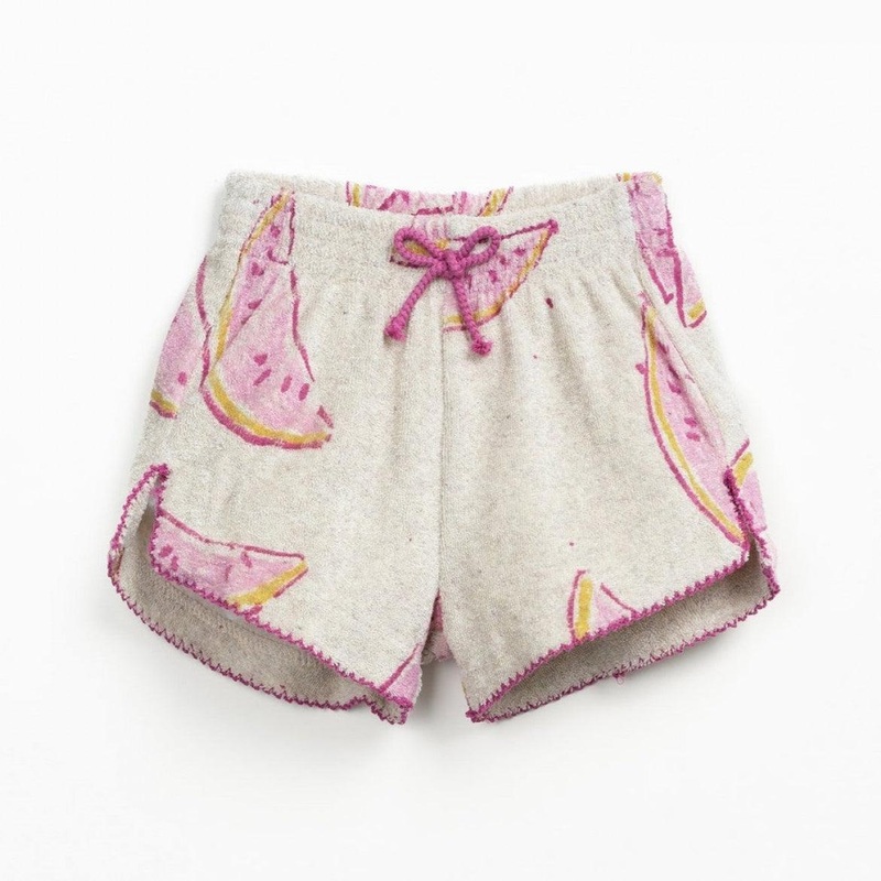 Play Up – Organic Drawstring Shorts – Watermelon