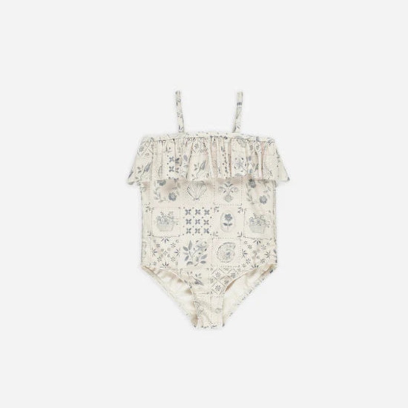Ruffle One-Piece – Tile