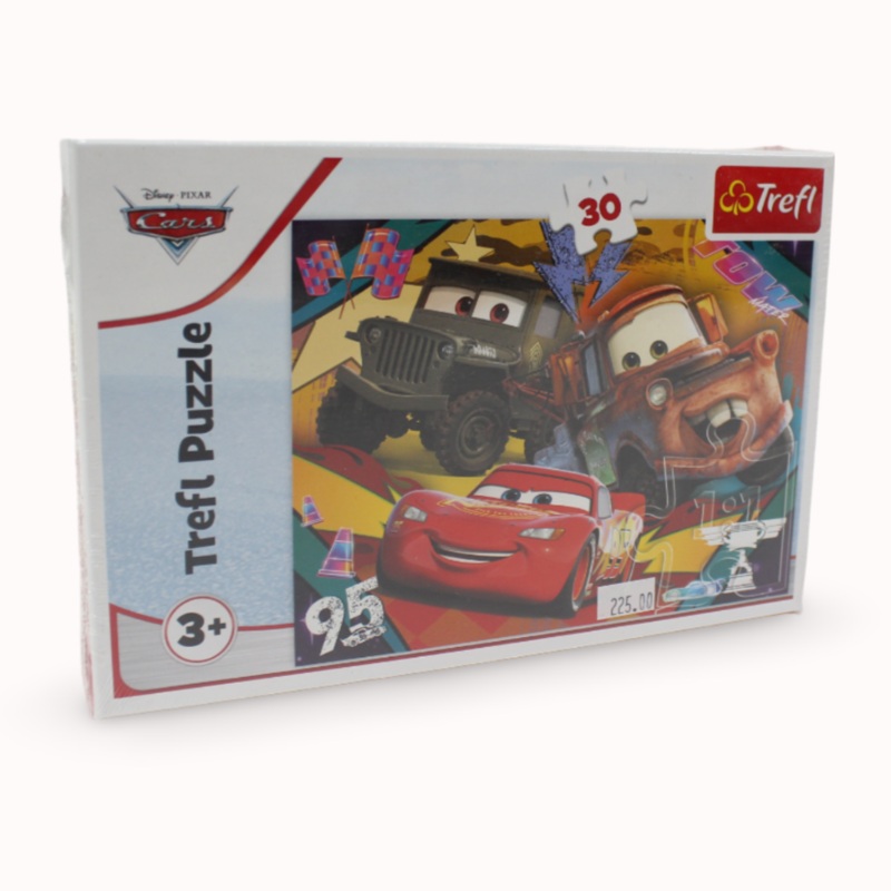 Trefl Speeding Cars Puzzle – 30 Pcs