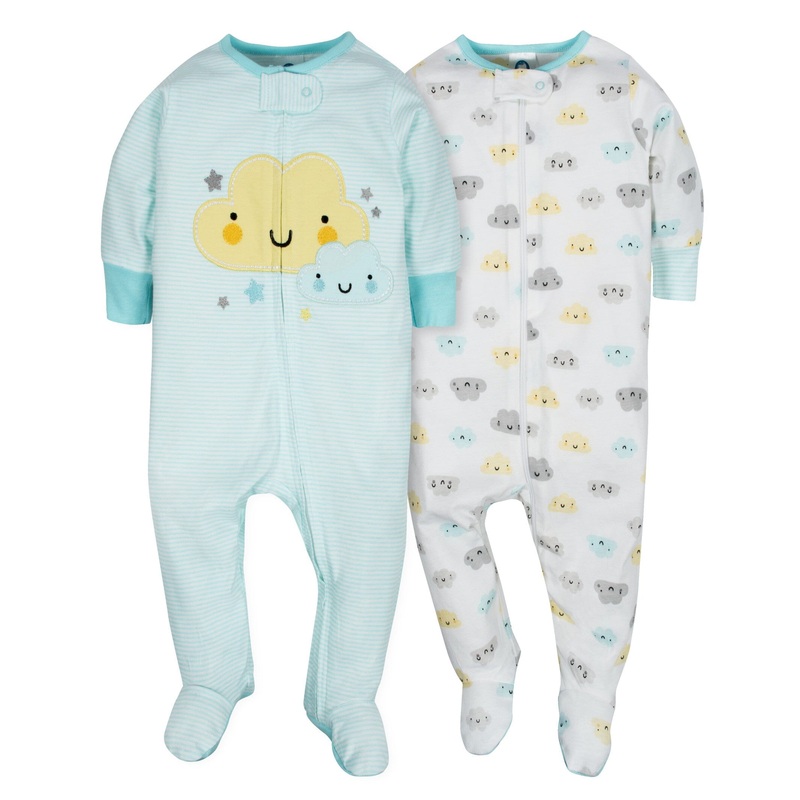2-Pack Baby Neutral Clouds Sleep ‘N Plays
