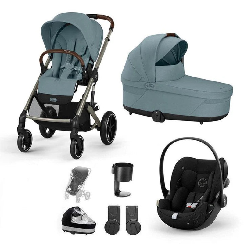 CYBEX Balios S Lux + Cloud G Travel System – Stormy Blue