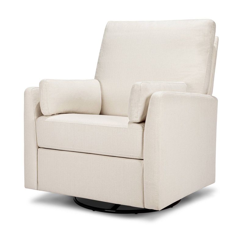 Ethan Swivel Recliner – Performance Cream Linen
