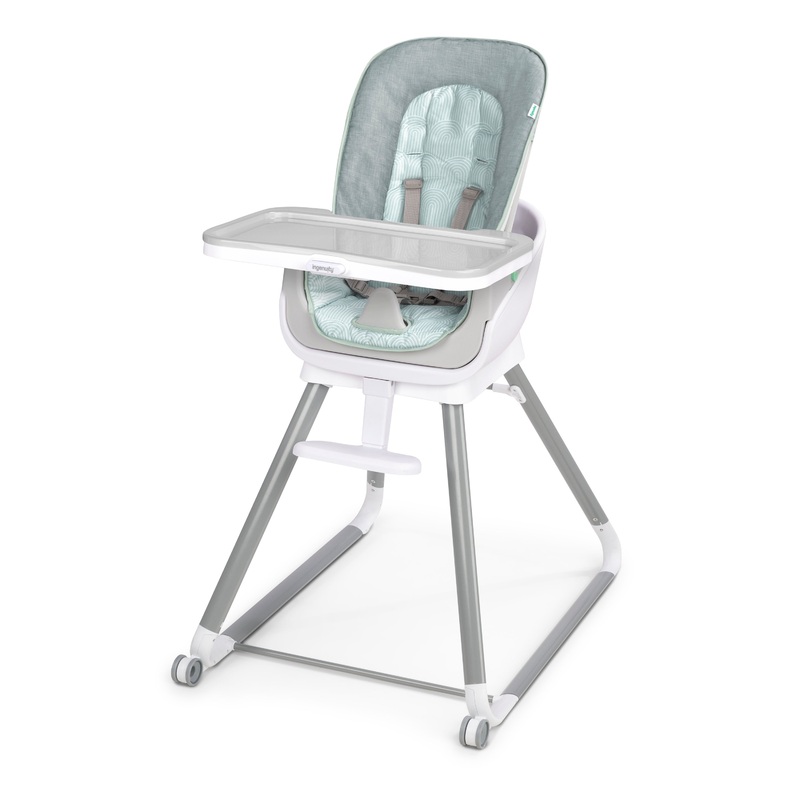 Ingenuity Beanstalk Baby to Big Kid 6-in-1 High Chair, Newborn to 5 Years, Ray