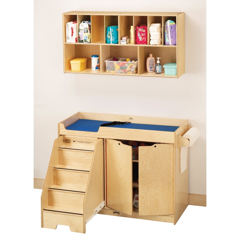 Jonti-Craft Changing Table – with Stairs – Left