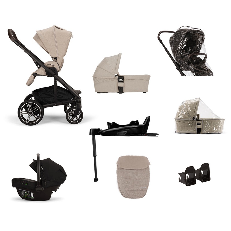 Nuna MIXX NEXT + PIPA NEXT Travel System – Biscotti
