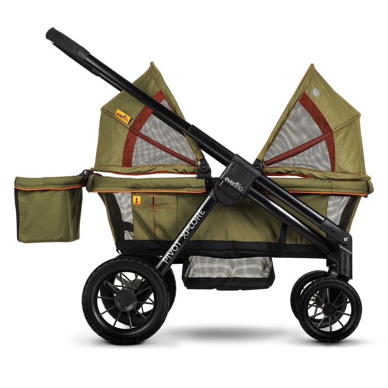Pivot Xplore All-Terrain Double Stroller Wagon – Ranger Green