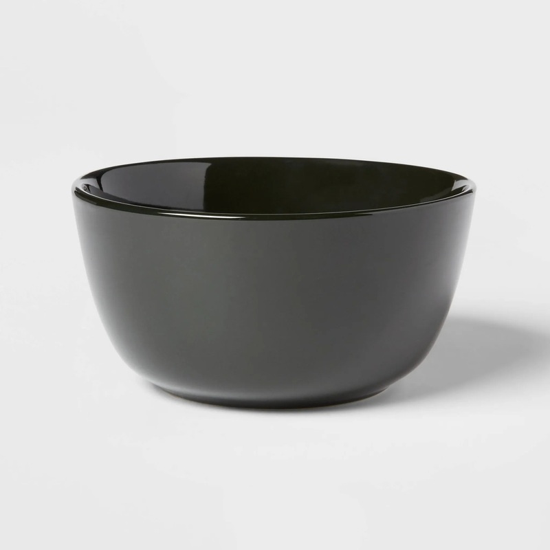 27oz Stoneware Avesta Cereal Bowl Black