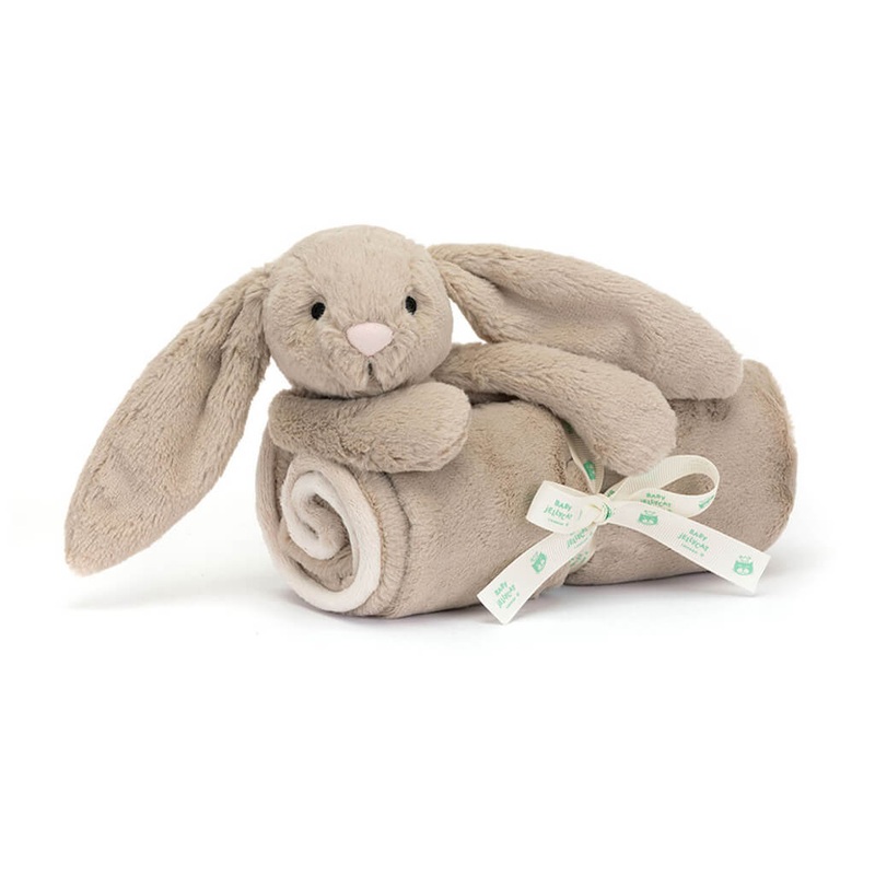 Bashful Grey Bunny Blankie