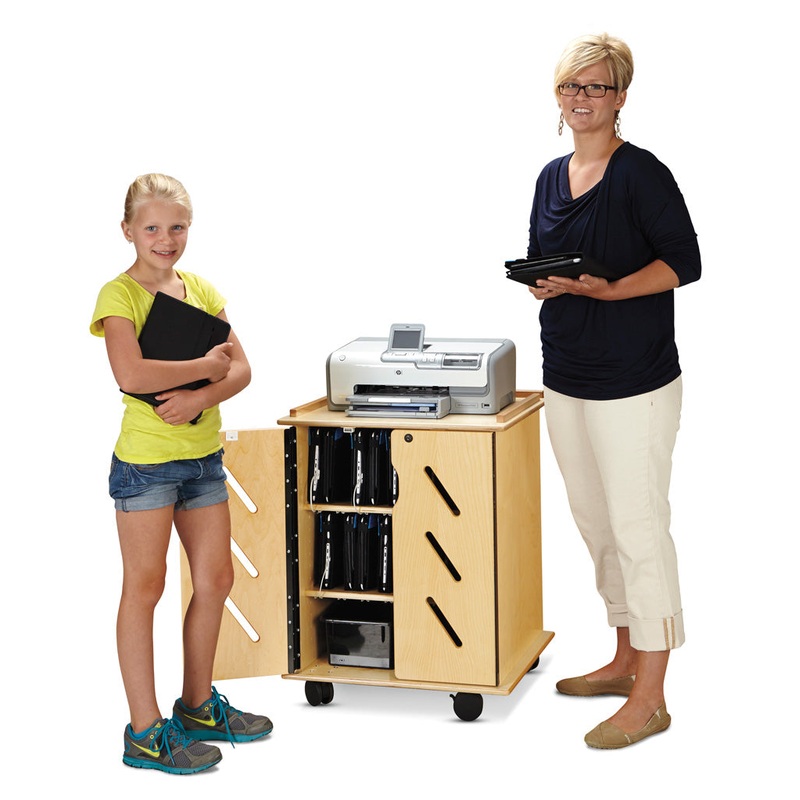 Jonti-Craft Laptop and Tablet Storage Cart