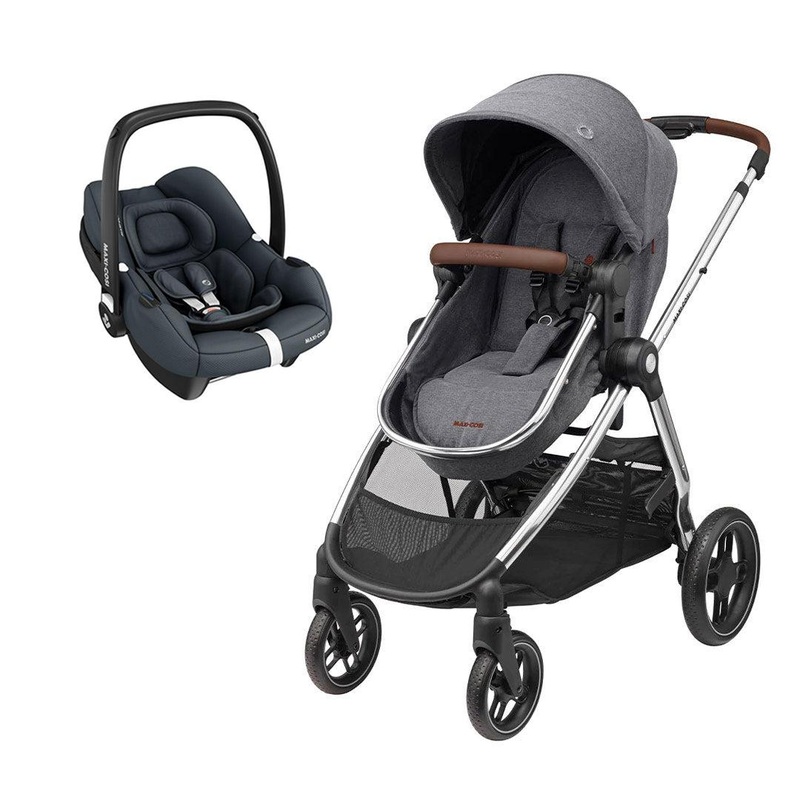 Maxi-Cosi Zelia Luxe 2-in-1 Pushchair Travel System – Twillic Grey