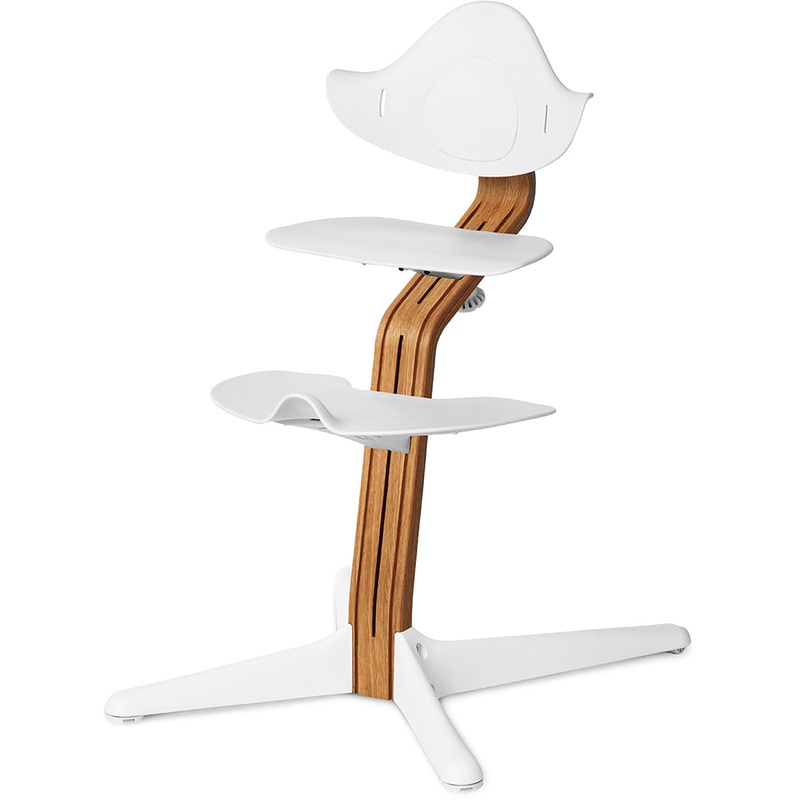 Nomi Chair – White/Natural Oak