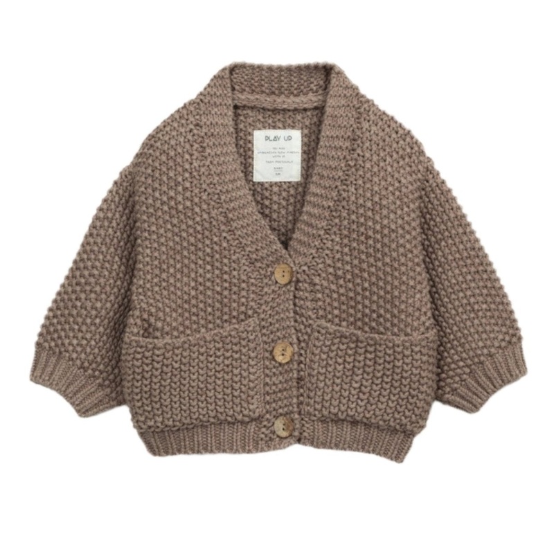 Play Up – Knit Cardigan – Walnut