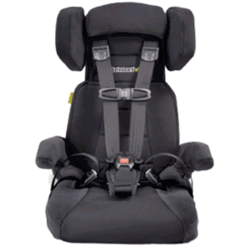SafeGuard GO Portable Booster Car Seat in Graphite Black