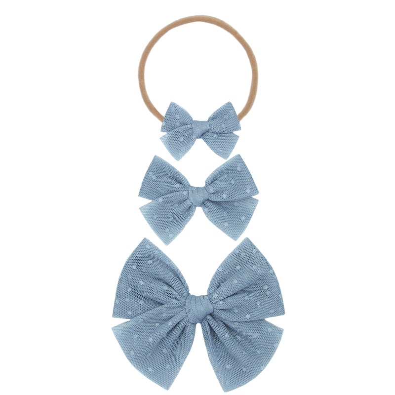 Tulle Bow – Cloud Dot Headband
