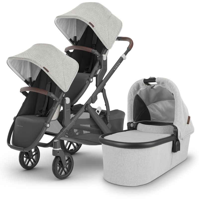 UPPAbaby VISTA V2 Double Stroller Bundle with Rumble Seat V2+ – Anthony