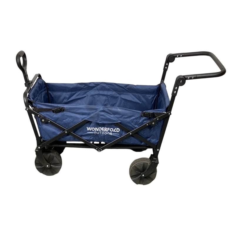 Wonderfold S2 Push and Pull Folding Wagon, Blue, S Series