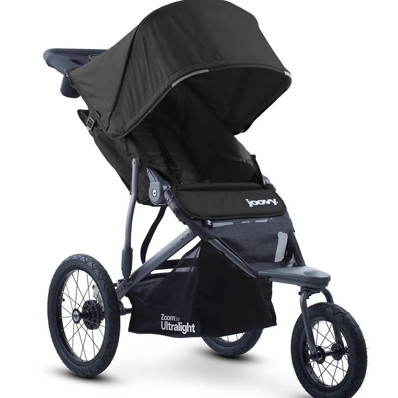 Zoom 360 Ultralight Jogging Single Stroller – Black