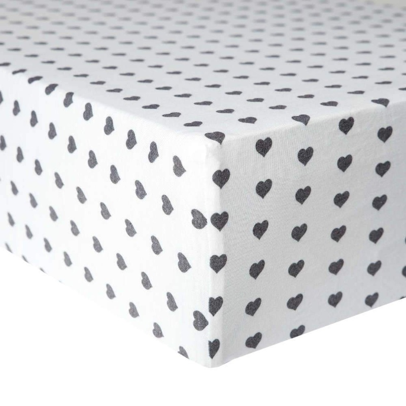 Copper Pearl Premium  Knit Fitted Crib Sheet | Smitten