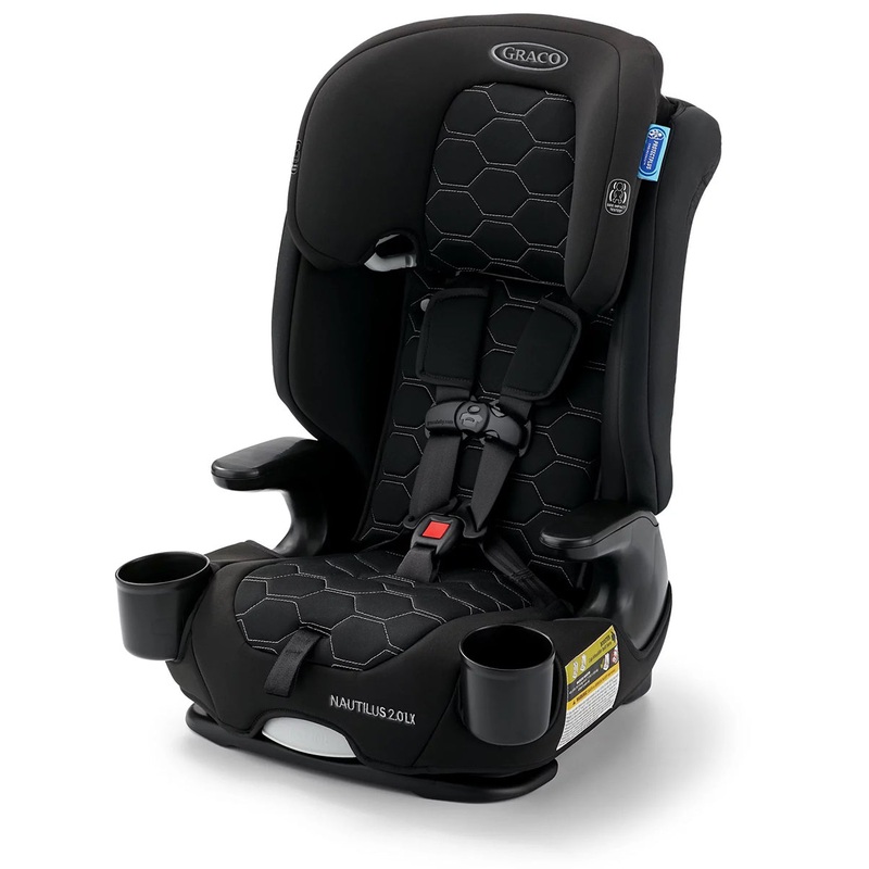 Graco Nautilus 2.0 LX 3-in-1 Harness Booster Car Seat – Hex