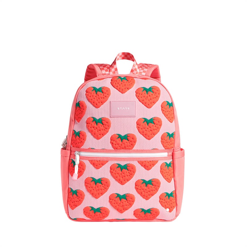 Kane Double Pocket Backpack Strawberries