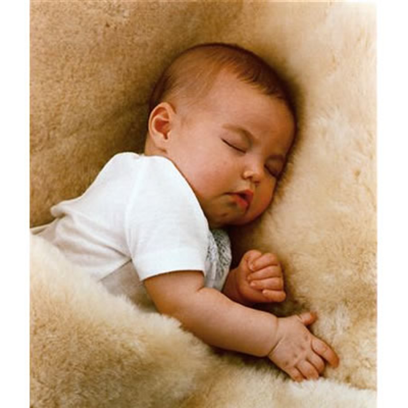 Lamby Lambskin Cuddle Rug
