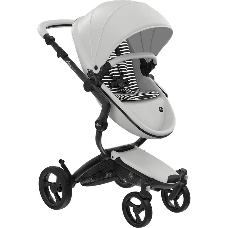 Mima OPEN BOX Xari 4G Complete Stroller, Black – Snow White / Black & White