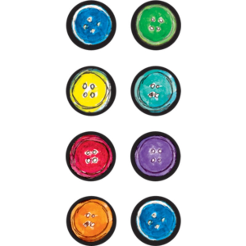 Pete the Cat Groovy Buttons Mini Stickers