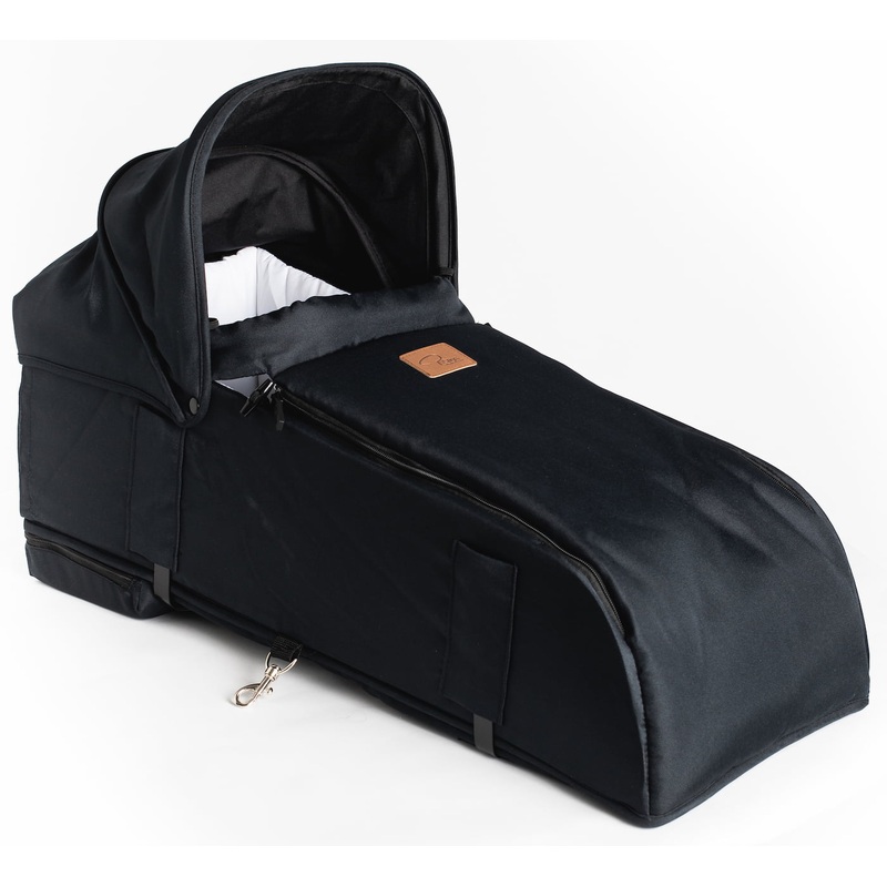 Roma Gemini Carry Cot – Jet Black
