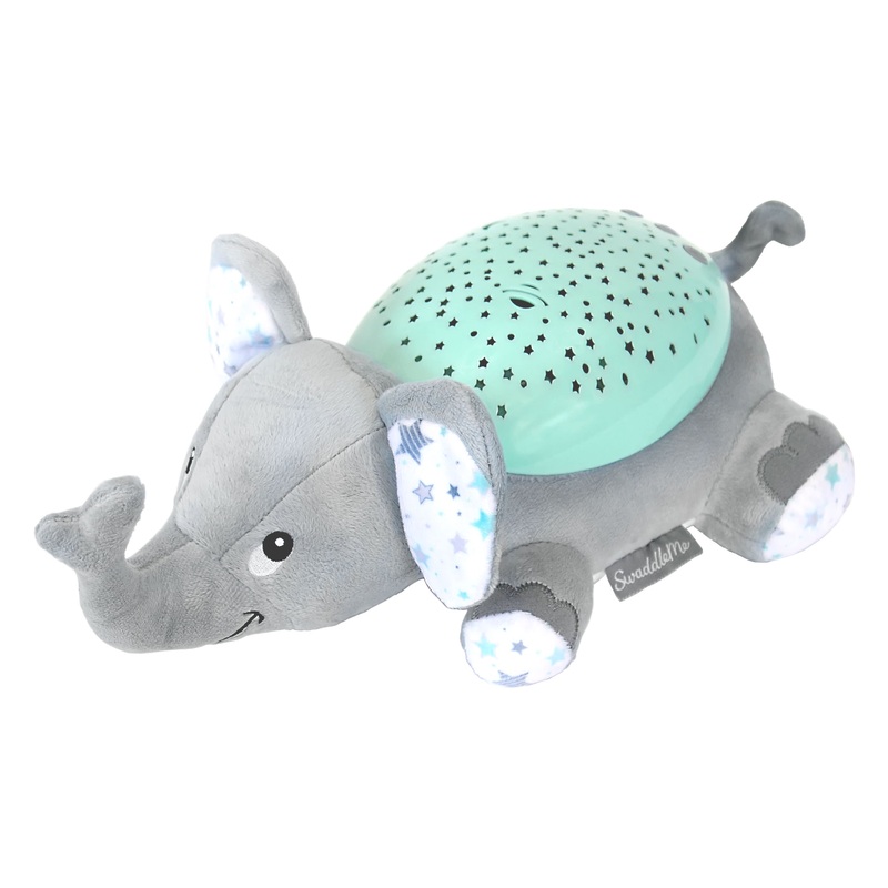 Slumber Buddies Elephant – Gray/Mint