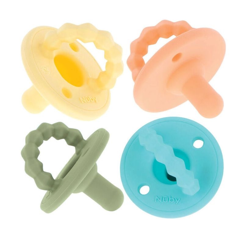 Softees Pacifier and Teether Set – 4 Pack