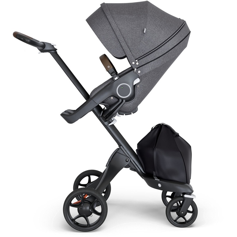 Stokke OPEN BOX Xplory 2018 Stroller – Black Melange/Black/Brown
