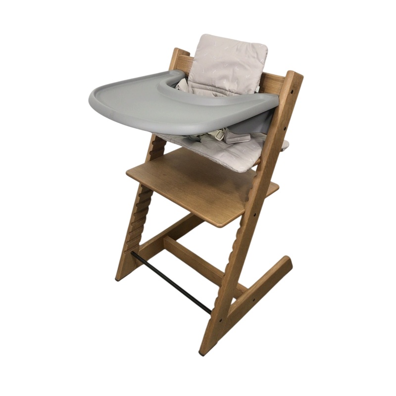 Stokke Tripp Trapp Complete High Chair, 2, Icon Grey, Oak Brown