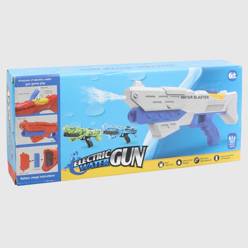 Electric Water Gun, Squirt Guns up to 32 FT Long Range, Automatic Waterproof Soaker Gun with 300CC for Kid & Adults