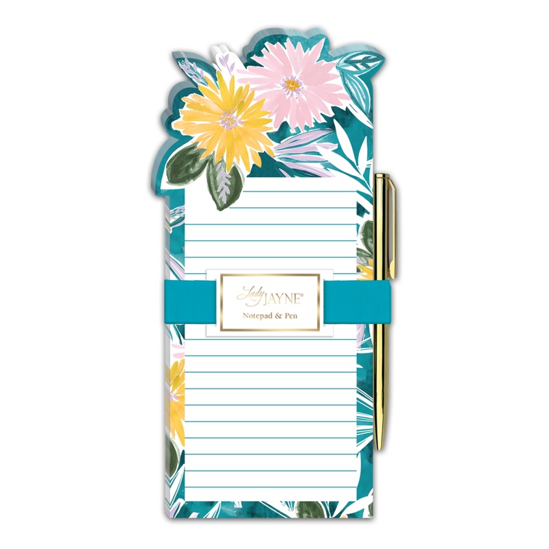 FLORAL DIE-CUT NOTEPAD