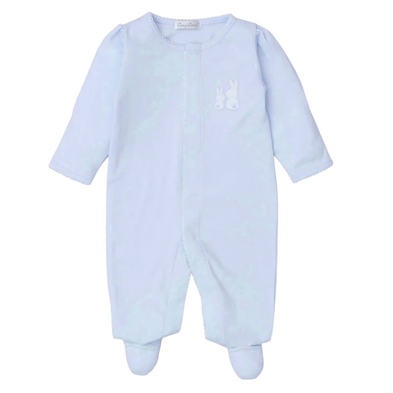 Footie – Pique Cuddle Bunnies – Blue
