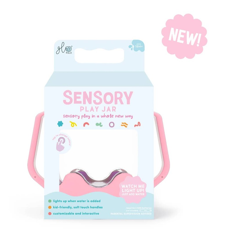 Glo Pals Bubblegum Pink Sensory Play Jar