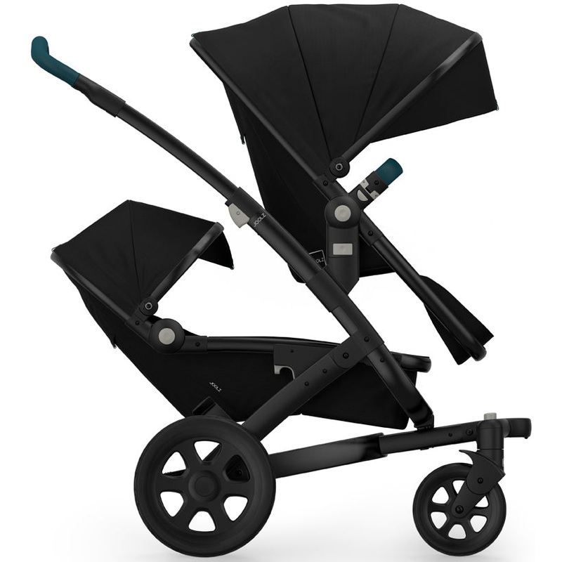 Joolz Geo 2 Tailor Twin Stroller – Black/Black/Black/Deep Lake Blue
